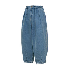 Джинсы широкие ANGLAN Stone Vintage Denim Balloon, размер L, light blue