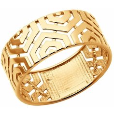 Кольцо SOKOLOV, красное золото, 585 проба, размер 18