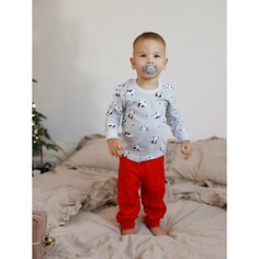 Пижама Капитоша, размер 80/48, 298 красный
