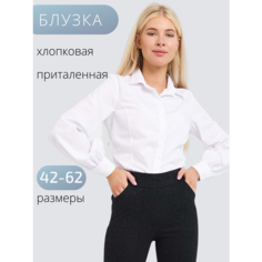 Рубашка БУТИКЕРИЯ, размер 58, белый