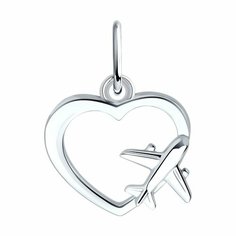 Подвеска Diamant, серебро, 925 проба, родирование