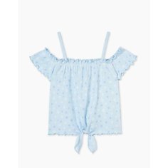 Топ Gloria Jeans GJ COOL, размер 8-10л/134-140, blue