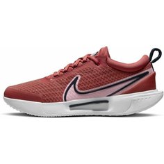 Кроссовки NIKE ZOOM COURT PRO HC W, полнота F (EU)/ на среднюю стопу, размер 7,5 US, красный