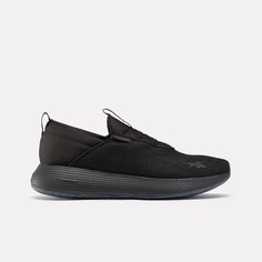 Кроссовки Reebok DMX Comfort Slip On, полнота F (EU)/ на среднюю стопу, размер 5,5 US, чёрный, серый