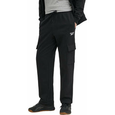 Брюки спортивные Reebok Identity Small Logo Cargo Pants, размер XL, чёрный