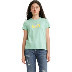 Футболка Levis Women The Perfect Tee, размер XS, голубой Levis®