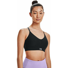 Топ спортивный Under Armour Infinity Covered Low, размер XL, черный