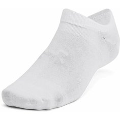 Носки Under Armour Essential, комплект, 6 пар, размер SM, белый