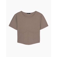 Топ Gloria Jeans GJ BLACK, размер L (48-50), коричневый