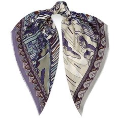 Платок ELEGANZZA,120х120 см, лиловый