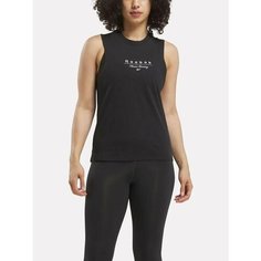 Майка Reebok, 1 шт., размер 2XL, чёрный