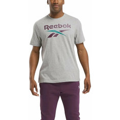 Футболка Reebok, 1 шт., размер XL, серый