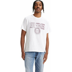 Футболка Levis Men Relaxed Fit Graphic Tee, размер L, белый Levis®
