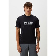 Футболка спортивная Reebok No Matter The Dist GFX Tee, размер XS, чёрный