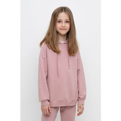 Худи crockid КР 302618/серая пудра к521, размер 80/152, розовый