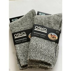 Носки OSKO, комплект, 2 пары, размер 41-47, светло-серый