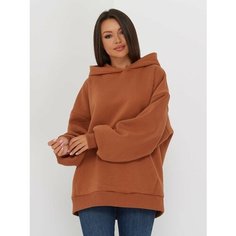 Худи Ticle, размер 46-50, , красно-коричневый