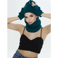 Митенки HIGH TEMP, размер ONE SIZE, морская волна