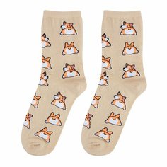 Носки Kawaii Factory, 100 den, размер 35-39, бежевый