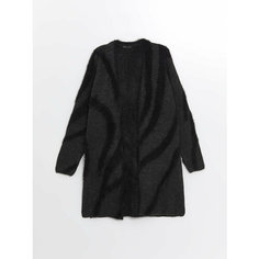 Кардиган LC Waikiki, размер 2XL, , антрацит меланж