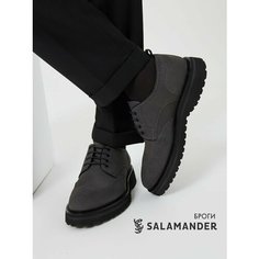 Полуботинки дерби Salamander, размер 42, серый
