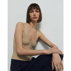 Топ Gloria Jeans GJ BLACK, размер S (40-42), бежевый