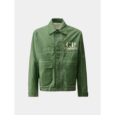 Куртка-рубашка C.P. COMPANY, размер 54, duck green