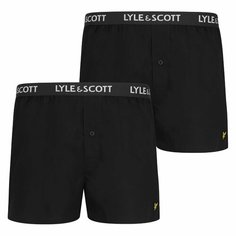 Трусы Lyle & Scott Dylan, комплект из 2 шт., размер XXL, black