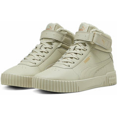 Кеды PUMA Carina 2.0 Mid WTR, полнота F (EU)/ на среднюю стопу, размер 4 UK, бежевый