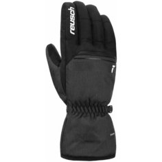 Перчатки Reusch, размер 8, black/black melange