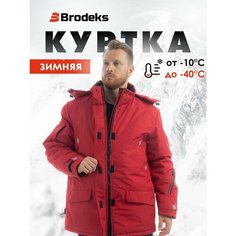 Парка Brodeks Outdoor, размер XXL, красный