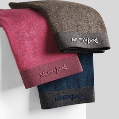 Трусы MiiOW, комплект из 3 шт., размер 4XL, красный/синий/коричневый