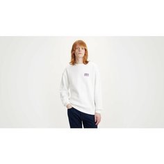 Свитшот Levis Men Relaxed Graphic Crewneck Sweatshirt, размер S, , белый Levis®