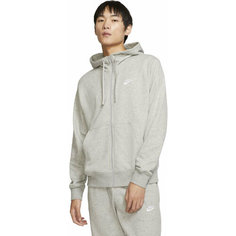 Толстовка NIKE NSW CLUB FZ FT HOODIE, размер XL, , серый