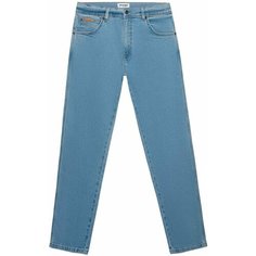 Джинсы зауженные Wrangler Texas Slim, размер 34/30, синий