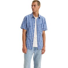 Рубашка Levis Men Short Sleeve Classic 1 Pocket Standard Shirt, размер M, голубой Levis®