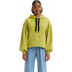Худи Levis Women Akane Rusched Hoodie Sweatshirt, размер S, , Желтый Levis®