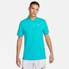 Поло спортивное NIKE Polo Rafa Slim-Fit Polo, размер M, голубой