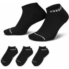 Носки NIKE, комплект, 3 пары, размер M INT, черный