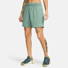 Шорты спортивные NIKE W NK ATTACK DF MR 5IN SHORT, размер L, зеленый