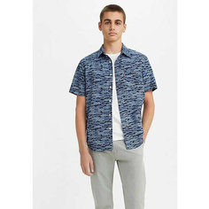 Рубашка Levis Men Short Sleeve Classic 1 Pocket Standard Shirt, размер S, blue Levis®