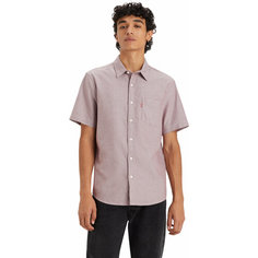 Рубашка Levis Men Short Sleeve Classic 1 Pocket Standard Shirt, размер S, розовый Levis®