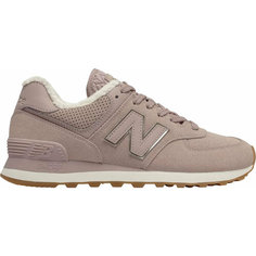 Кроссовки New Balance 574, полнота F (EU)/ на среднюю стопу, размер 5 US, розовый