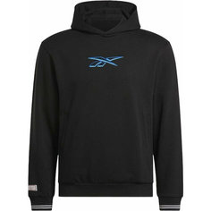 Худи спортивное Reebok, размер XS INT, , чёрный