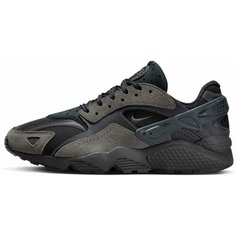 Кроссовки NIKE Air Huarache Runner, полнота F (EU)/ на среднюю стопу, размер 7,5 US, серый-черный