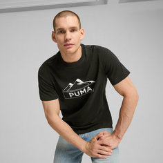Футболка спортивная PUMA, размер S, черный