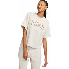 Футболка спортивная NIKE Sportswear Classic T-Shirt, размер M, бежевый