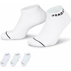 Носки NIKE, комплект, 3 пары, размер M INT, белый