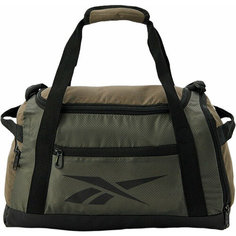 Сумка спортивная Reebok, 20 л, 40х20х25 см, зеленый