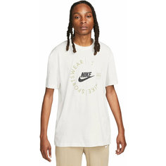 Футболка спортивная NIKE M NSW SPU SS TEE, размер M, белый